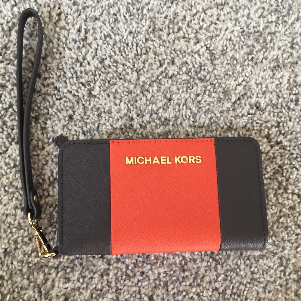Folio Case- Michael Kors in two tone